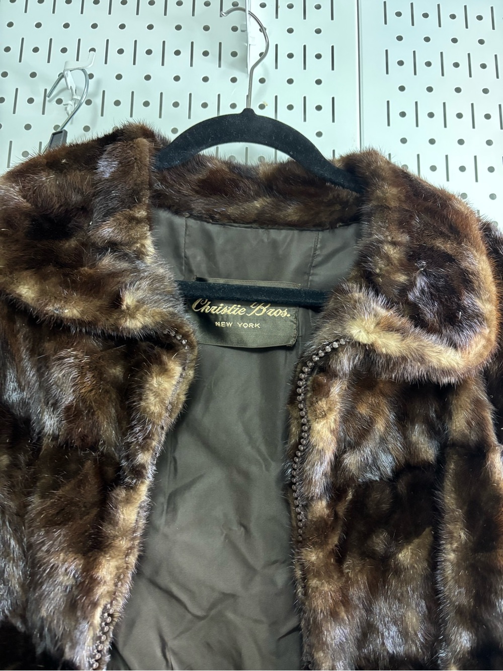 Christie Bros Brown Fur Jacket